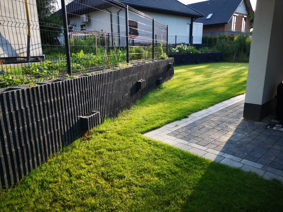 donica prostokątna mała betonowa 40x28x20 kolorowa