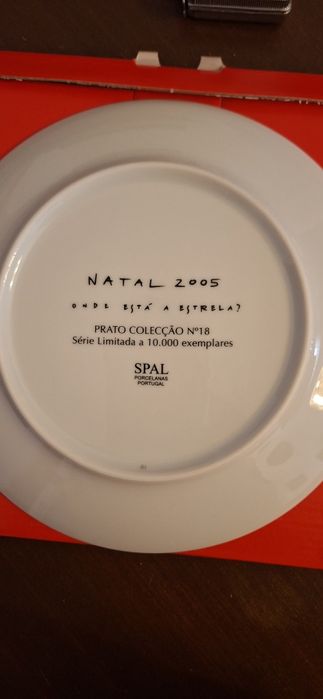 12 pratos da coleção "Natal", da SPAL