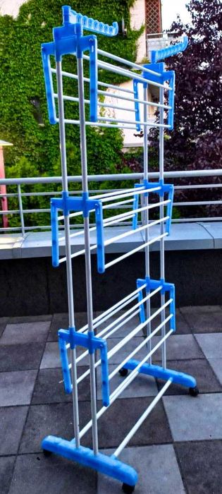 SUSZARKA NA UBRANIA PRANIE bieliznę składana na kółkach