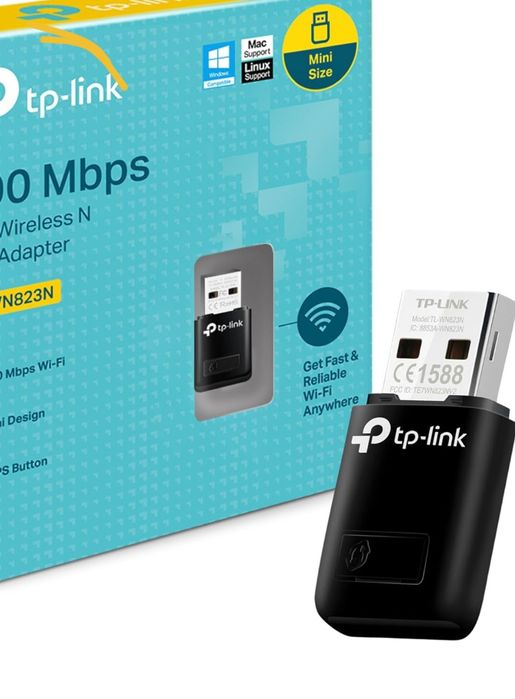 NOVO - TP-Link WiFi USB Adapter - 300 Mbps WiFi Adapter USB. Plug & Play64741081528578121