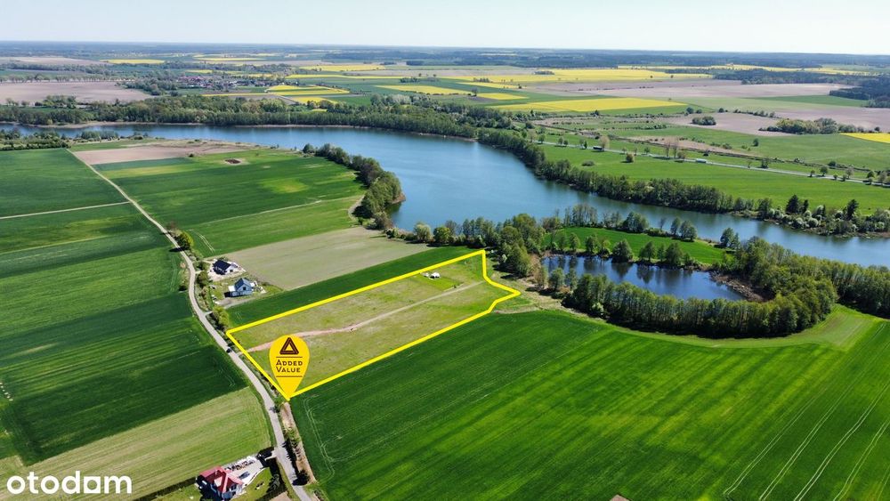 OSTATNIA działka nad jeziorem | Bezterminowe WZ ! | Media w drodze wew