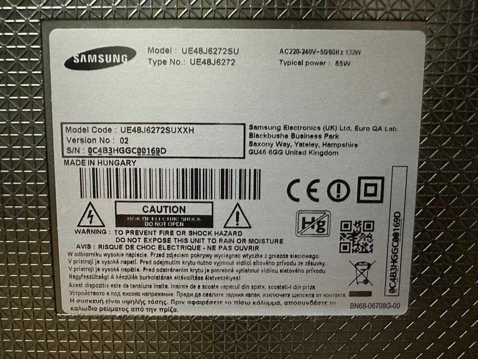 Samsung UE48J6272SUXXH Smart TV