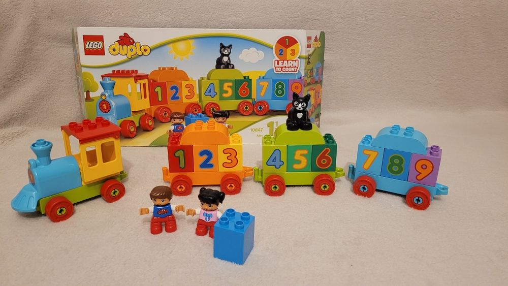 Lego duplo 10847 pociąg z cyferkami