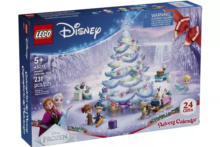 LEGO Disney™ Kraina lodu Kalendarz adwentowy na 2025 rok 43273. Nowy Produkt