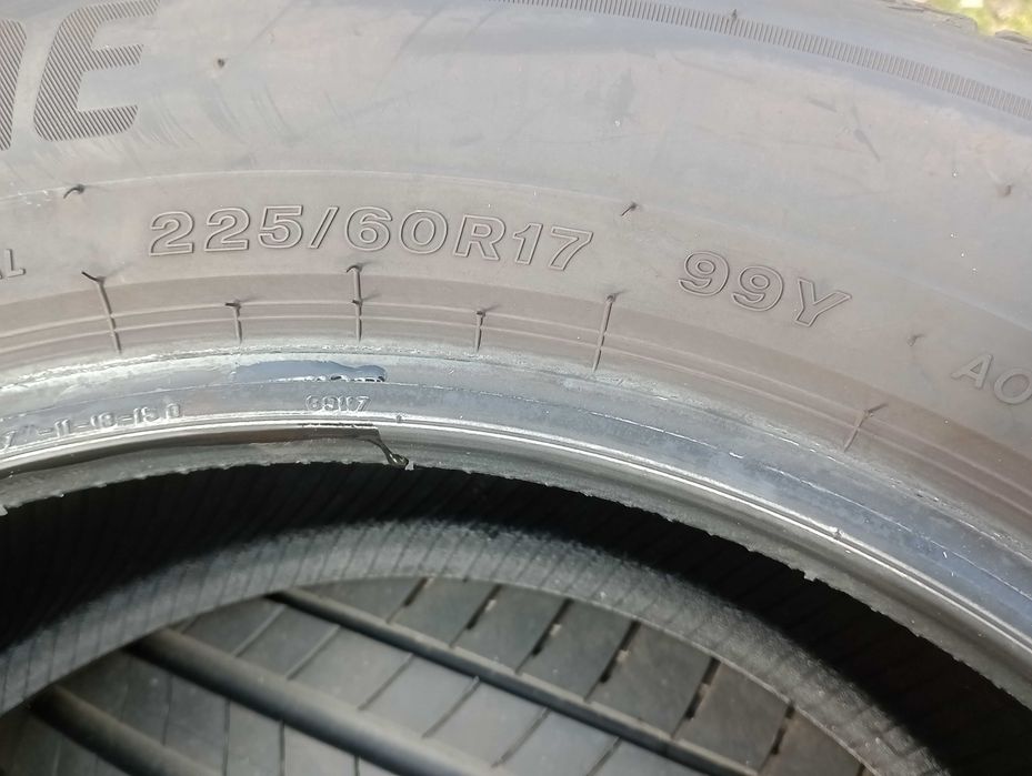 RESEV Opony letnie 225x60 R17 BRIDGESTONE lato 225/60/17 - komplet 4 sztuki REZERWACJA