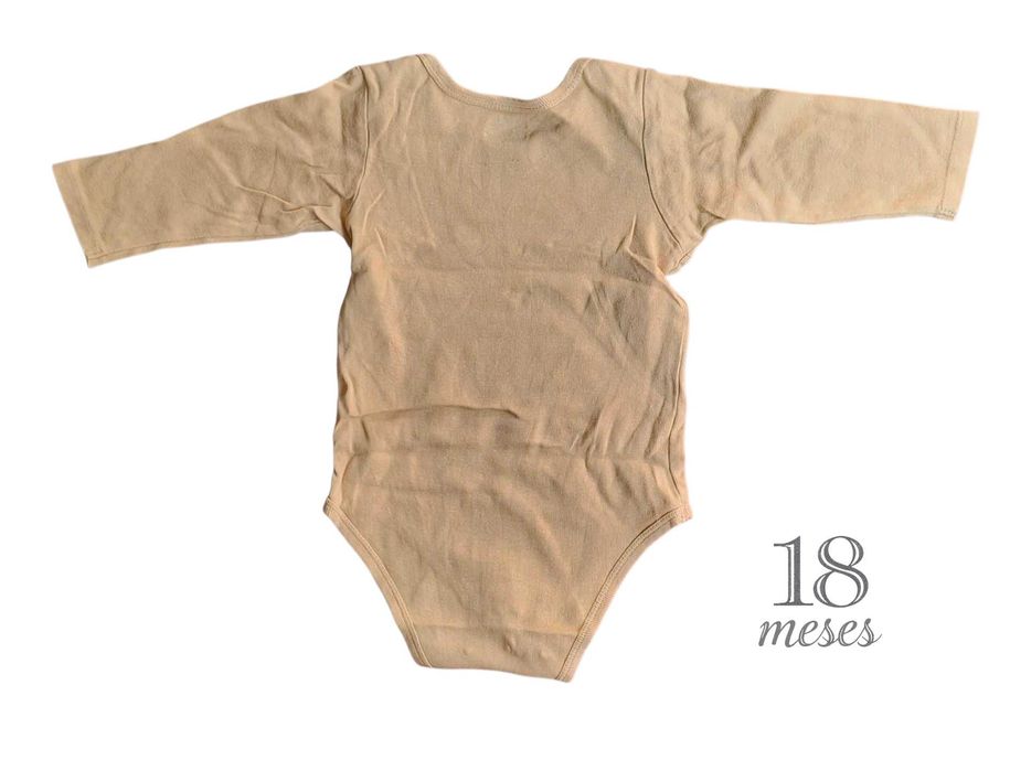 Body Amarelo Torrado Kiabi 18 meses