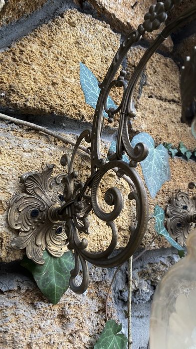 Винтаж. Бра парные абажур Капелька, большие, цена за пару, Италия