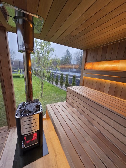 Sauna „polka +’’ opalna drewen 6 osobowa