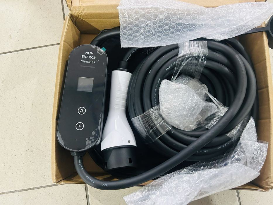 Розпродаж! EV Charger 32A Type1 Туре2 GBT Зарядка 7 КВ 5м и 10м кабель