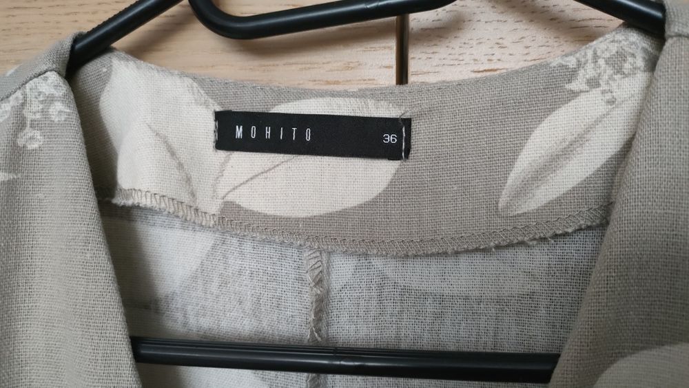 Sukienka lniana Mohito S