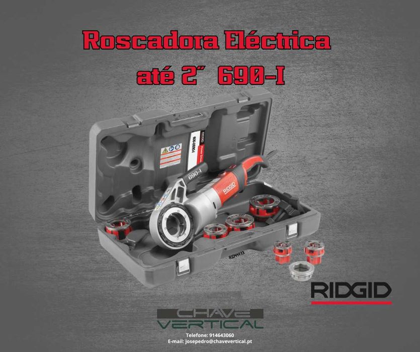 Roscadora Elétrica 690-I RIDGID     JR19