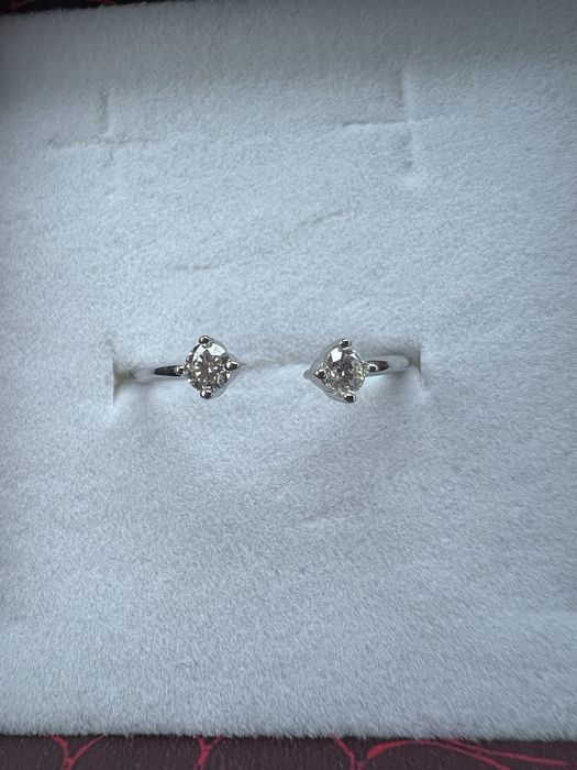 Срібло 925 кільце колечко розмір регулюється муассаніт муассанит