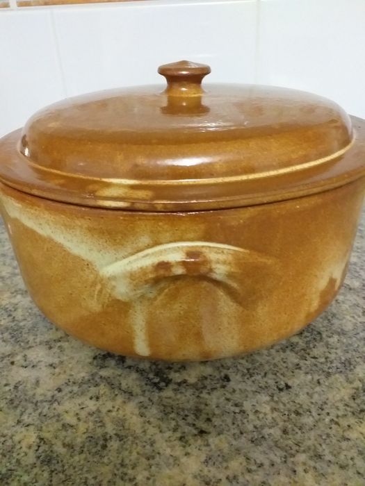 Tacho/Caçarola Em Grés Vidrado