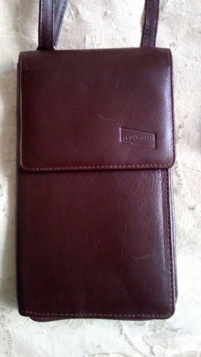 Мужская барсетка, клатч, кожа