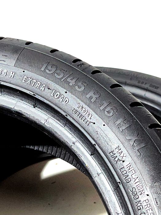 Pneus Continental ContiEcoContact 5 - 195/45/16 - Como NOVOS