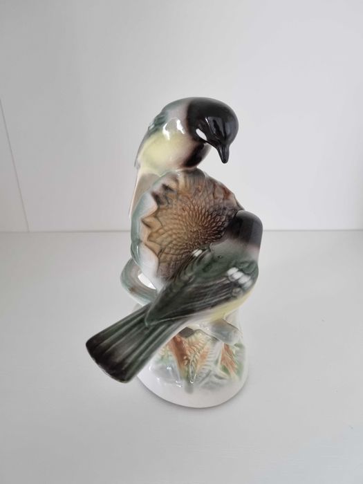 Piękna Stara Figurka Ptaków