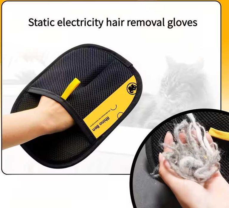 Luva removedora de pelos