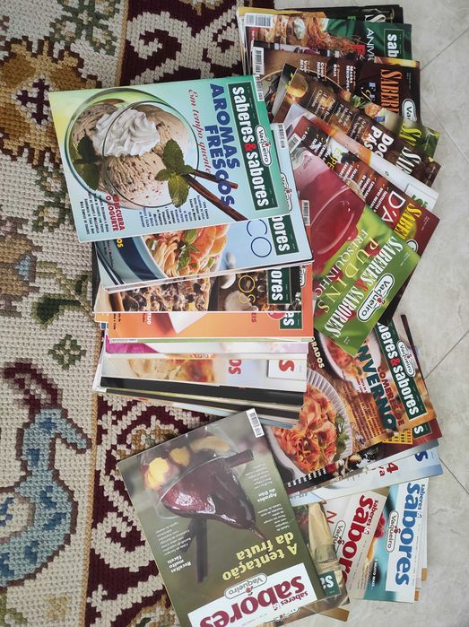 Revistas de culinária "Saberes e Sabores"