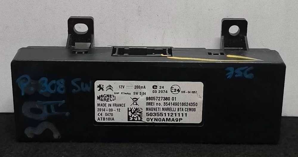 Módulo Bluetooth 9805727380 - PEUGEOT 508 SW I