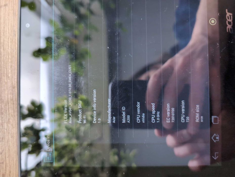 Планшет Acer Iconia Tab A200