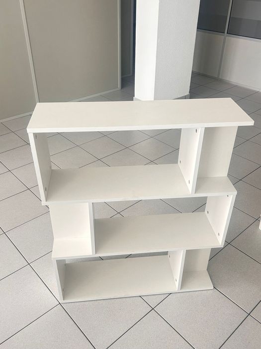 Estante branca Zig - zag