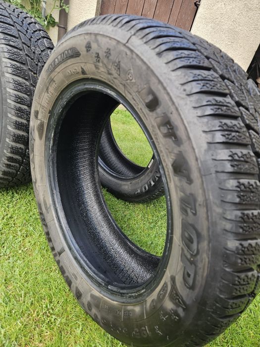 4 opony zimowe dunlop r15 195/60