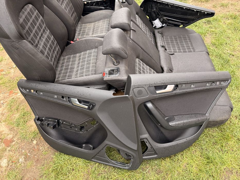 Komplet foteli audi a4 b8 grzane pompowane lędzwie