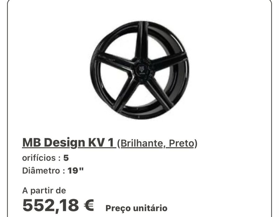 Jantes originais Mbdesign