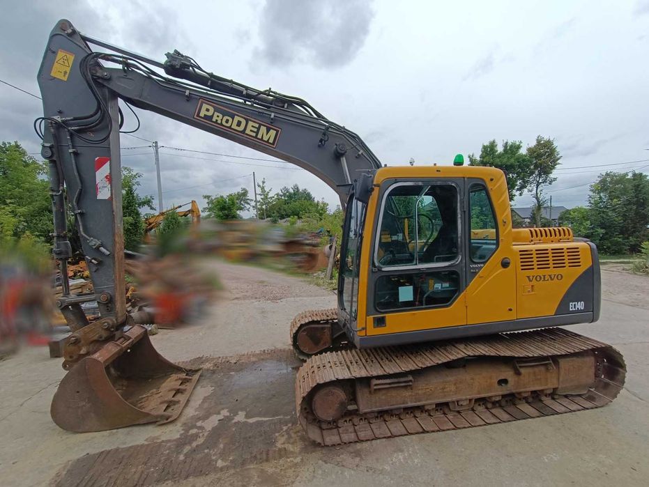 Koparka gąsienicowa Volvo EC140BLC 2008r. gotowa do pracy