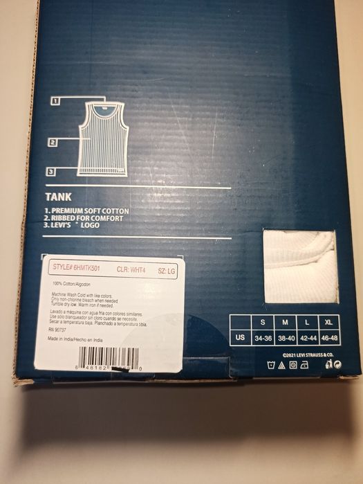 Майка Levis. Набор мужских маек Levis.