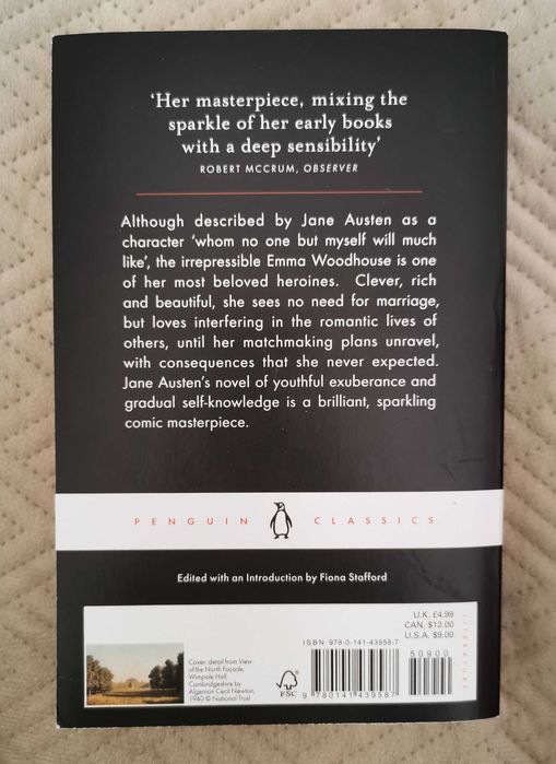 Livro "Emma" de Jane Austen