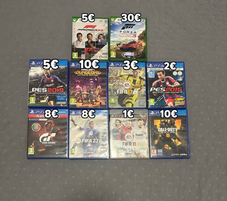 Jogos de Xbox one, PlayStation4, PlayStation3