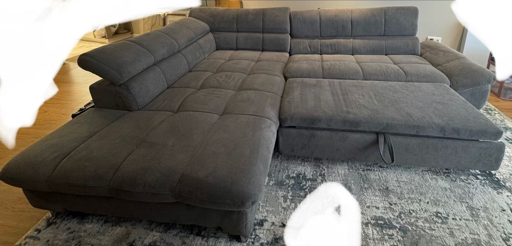 Sofá com chaise longue