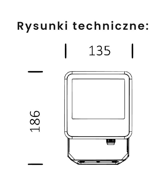 Naświetlacz LED Sevilla 20W nowa lampa halogen