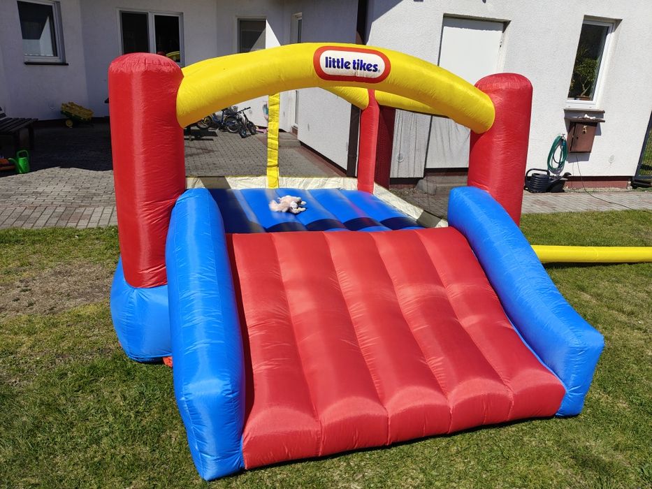 Little Tikes DMUCHANY ZAMEK ślizgawka