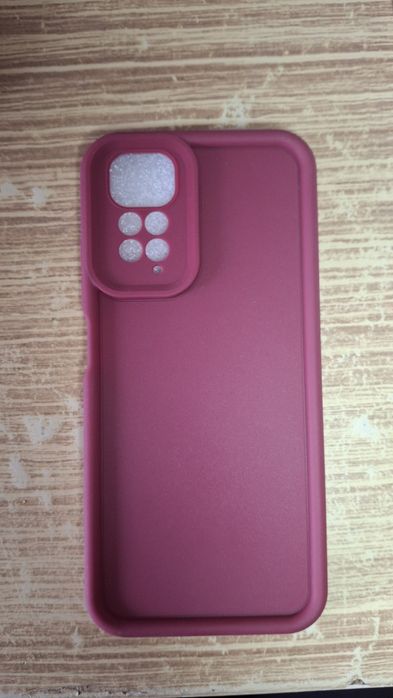 Новий чохол для Xiaomi Redmi Note 11s бордового кольору