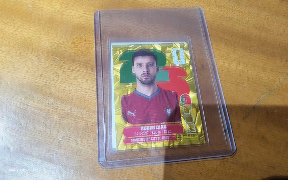 Cromo mundial crumple edicao limitada