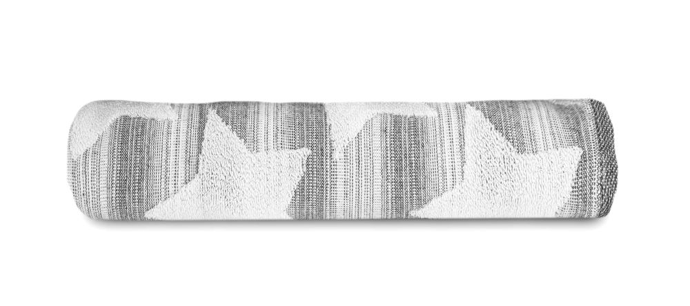 Ręcznik 3D bambusowo-bawełniany 70x140 szary