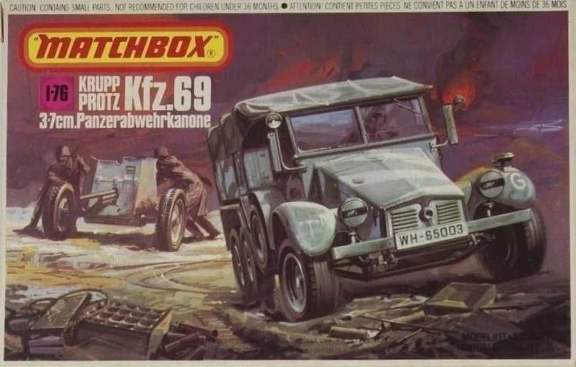 Modelismo, kit, Krupp Protze, escala 1:76, Matchbox