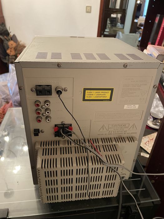 Aparelhagem e colunas Sony