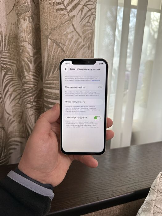 iphone 12 128g білий акумолятор 85%