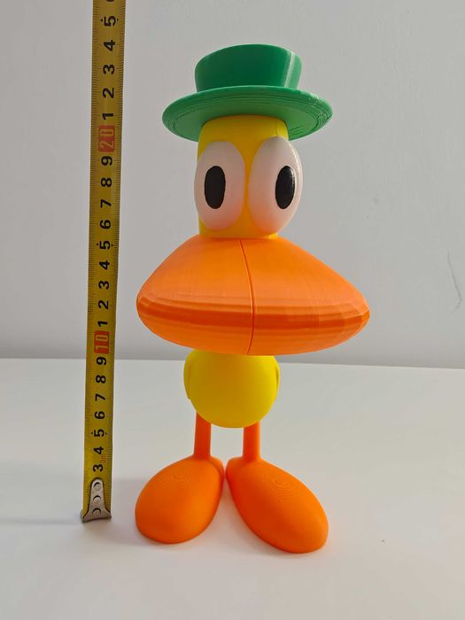 Boneco Pato (Pocoyo) Montável 3D