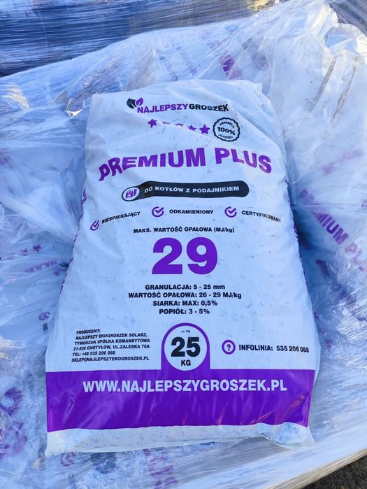 Węgiel Groszek Premium Plus 29 MJ/kg bez spieków