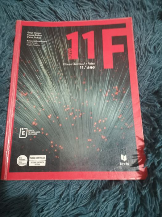 Livro de física de 11 ano - 11F da Texto editora