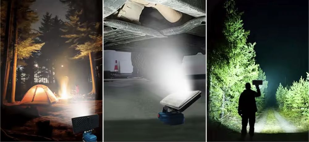 Бездротовий світлодіодний робочий ліхтар павербанк лампа на dewalt нов