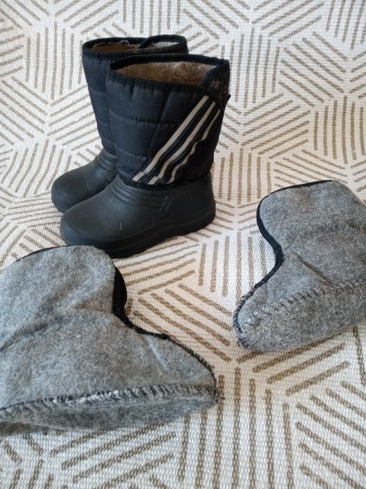 Резиновые сапоги с вкладышами размер 28