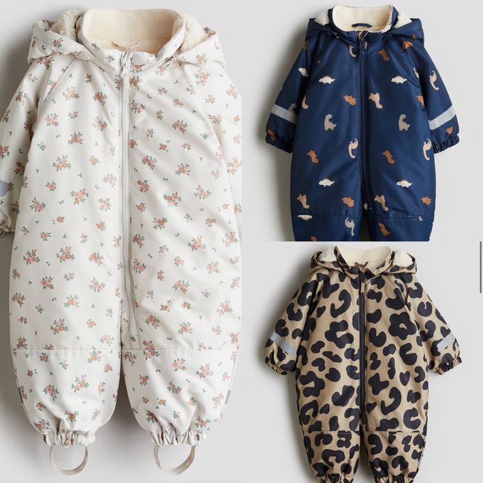 Трендовий комбінезон зимовий H&M 80,86,92,98 см для дівчинки і хлопчик