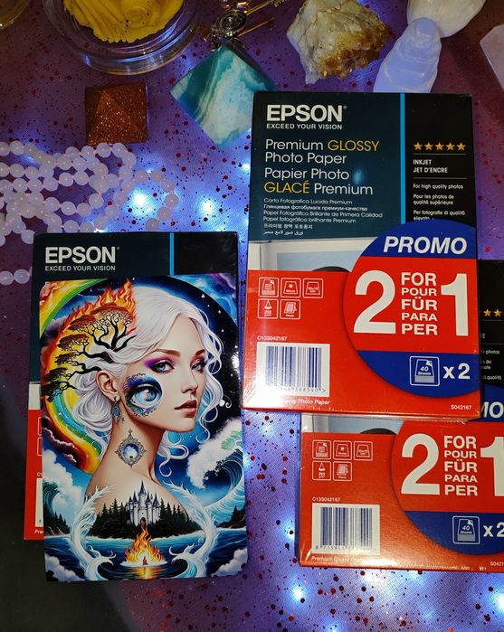 Фотобумага премиум  EPSON 10*15 Глянец.