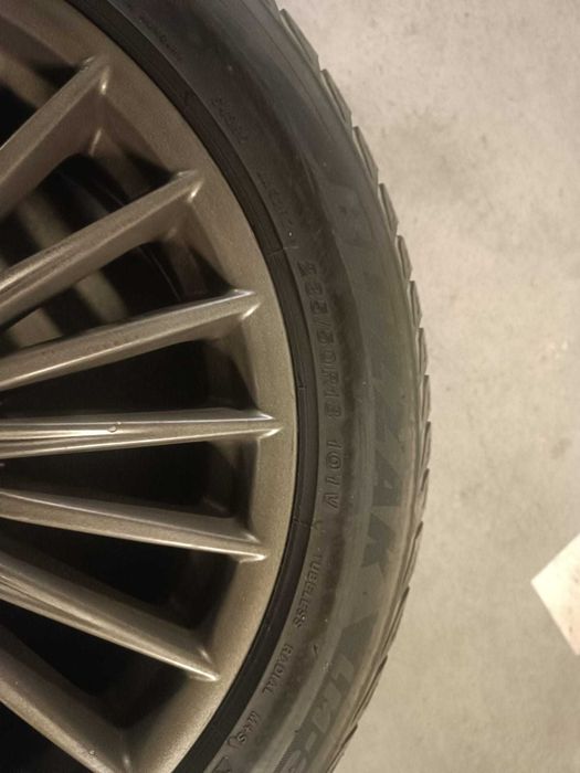 Felgi Aluminiowe 18" AUDI + Opony Zimowe Bridgestone Blizzak