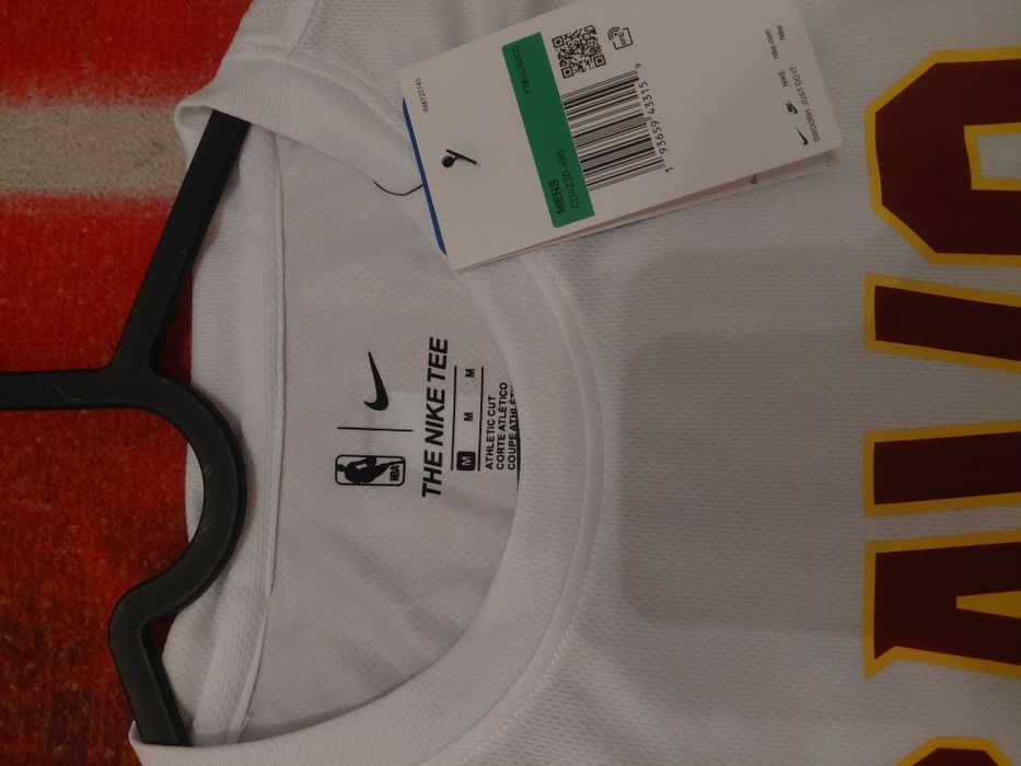 white Kyrie Irving old Cleveland Cavaliers NBA basketball tshirt